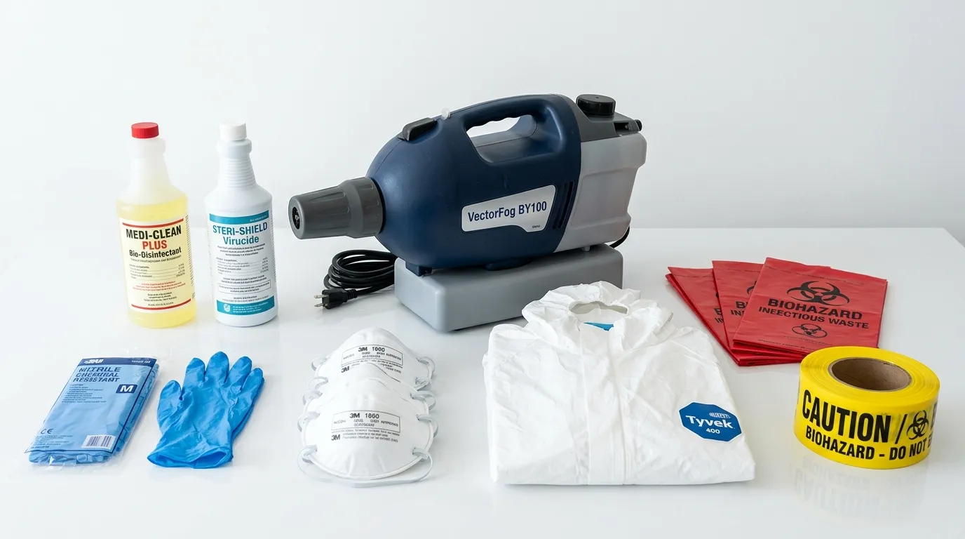 Professional biohazard remediation crew working in Ala Moana - Kaka'ako